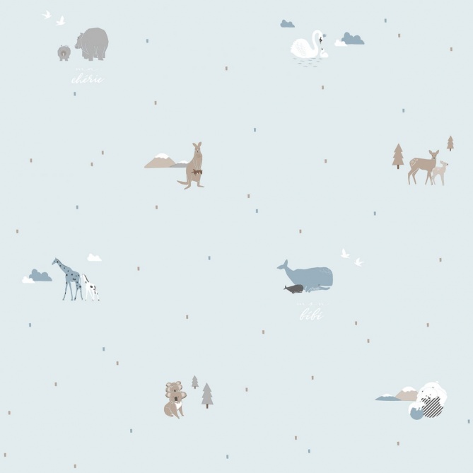 Papel Pintado Animales - KUGU 01 | MURAKE - 17114