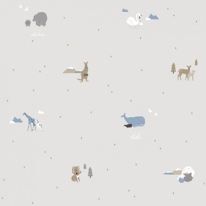 Papel Pintado Animales - KUGU 02 | MURAKE - 17115