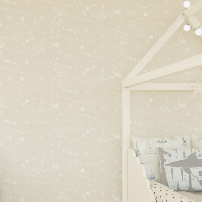 Papel Pintado Letras - MAVARA 01 | MURAKE - 14501