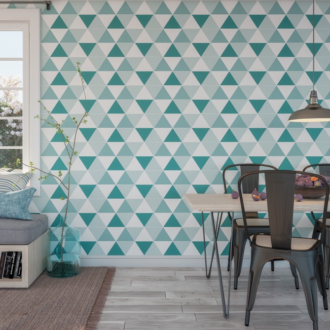 Papel Pintado Triángulos - ANGLES 06 | MURAKE - 14536