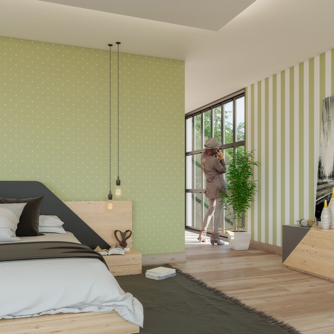 Papel Pintado Rayas - MITSE 08 | MURAKE - 14568