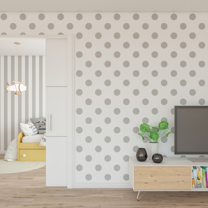 Papel Pintado Lunares grandes - GARU 02 | MURAKE - 14572