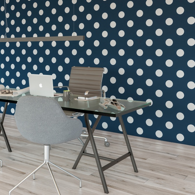 Papel Pintado Lunares grandes - PAIWI 04 | MURAKE - 14584