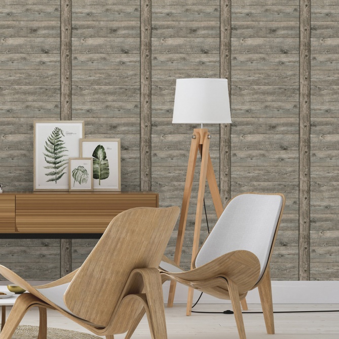 Papel Pintado Tablones Madera - ERNA 02 | MURAKE - 423306