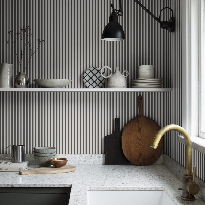 Papel Pintado Rayas estrechas - BORLANGE 05 | MURAKE - 64805