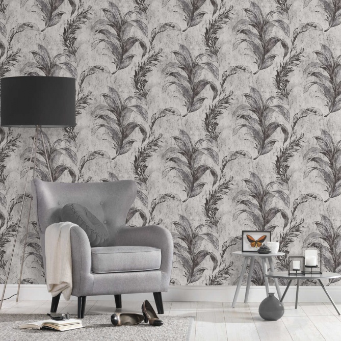 Papel Pintado Hojas - VOLARA 02 | MURAKE - 654032