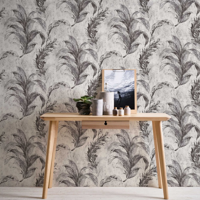 Papel Pintado Hojas - VOLARA 02 | MURAKE - 654032