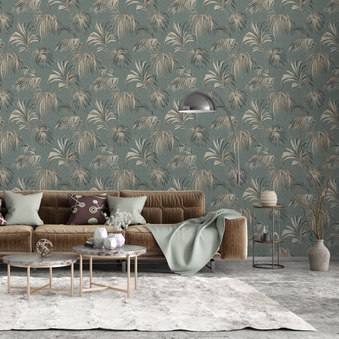 Papel Pintado Hojas de Palmera - MARITSA 04 | MURAKE - 87159