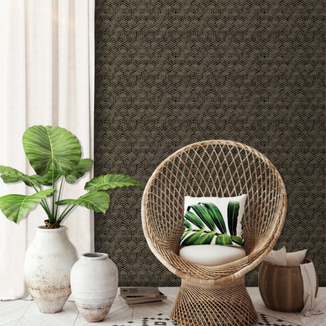 Papel Pintado Hexágonos - ALADAG 03 | MURAKE - 87109