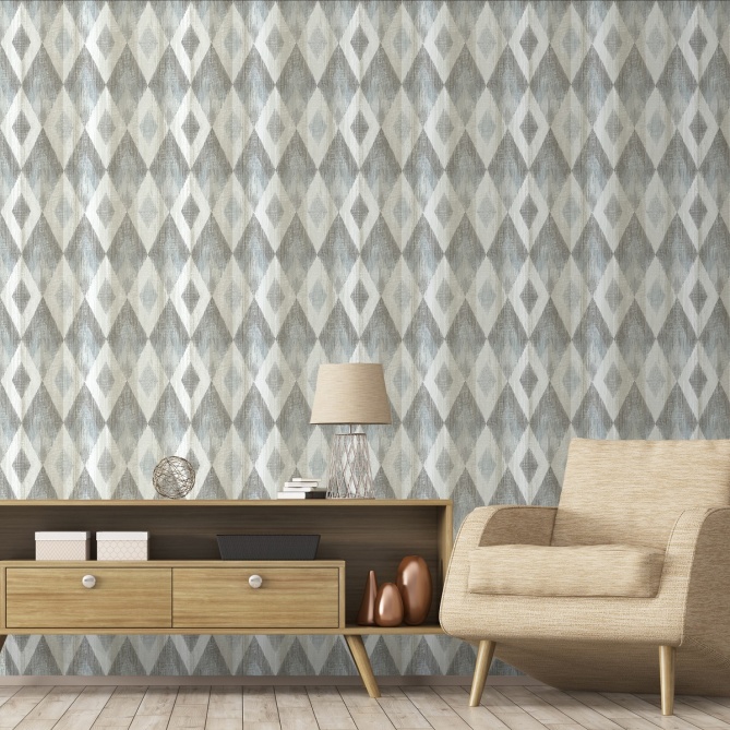 Papel Pintado Rombos Vintage - RIZE 03 | MURAKE - 87134