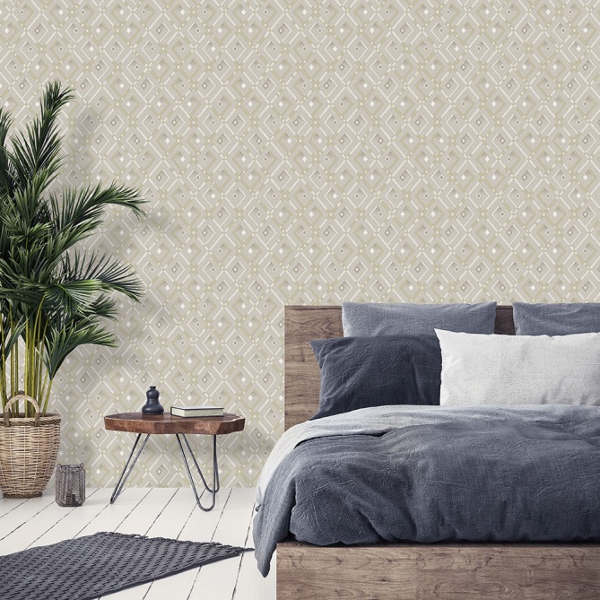 Papel Pintado Rombos - KONYA 01 | MURAKE - 87127