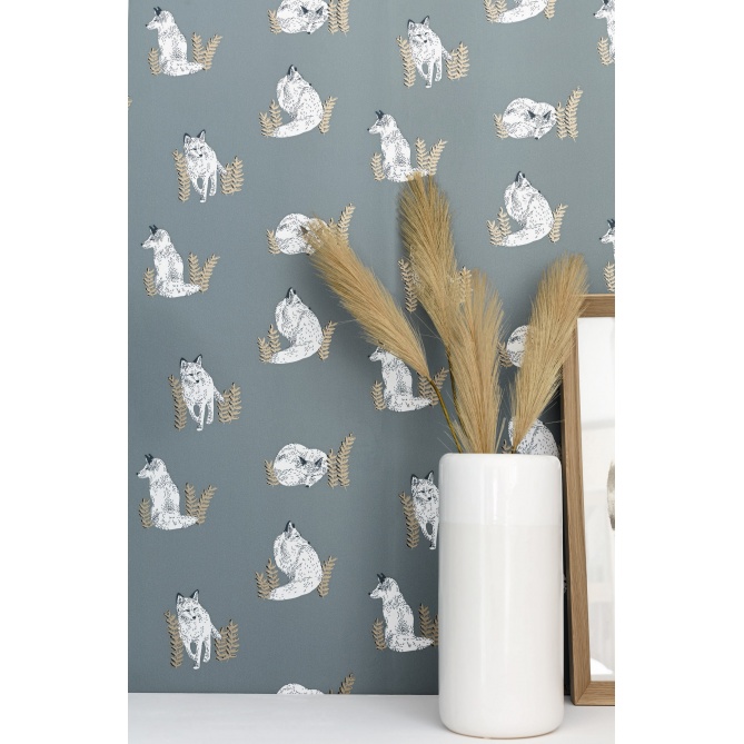 Papel Pintado Zorros - TILKI 01 | MURAKE - 512033