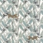 Papel Pintado Hojas y guepardos - LENGAU 01 | MURAKE - 512035