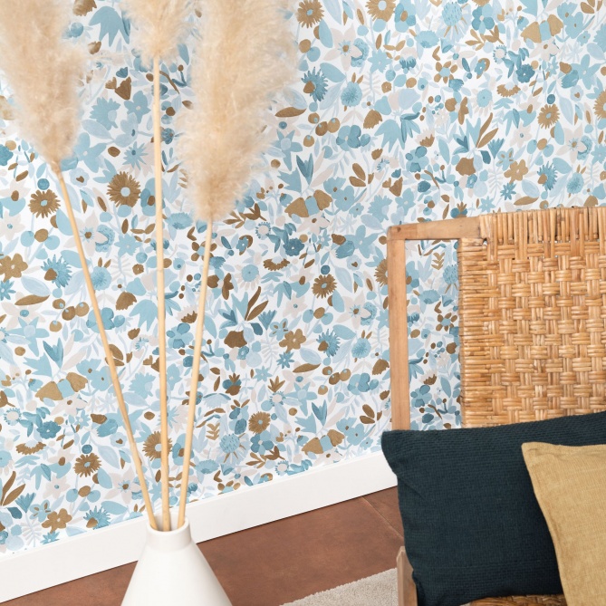 Papel Pintado Flores - XEITO 02 | MURAKE - 512019