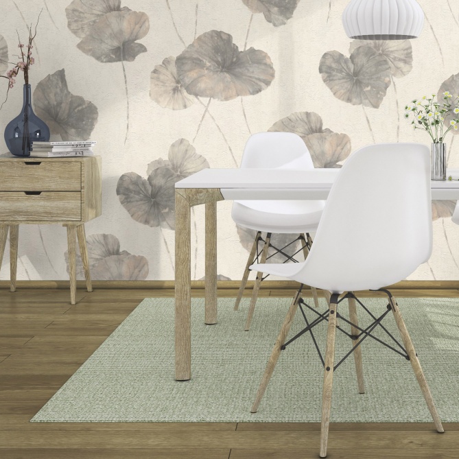 Papel Pintado Hojas de nenúfar - NUFAR 01 | MURAKE - 423324