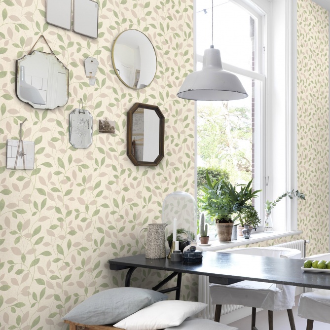 Papel Pintado Zarcillo Hojas - LISCE 02 | MURAKE - 423333