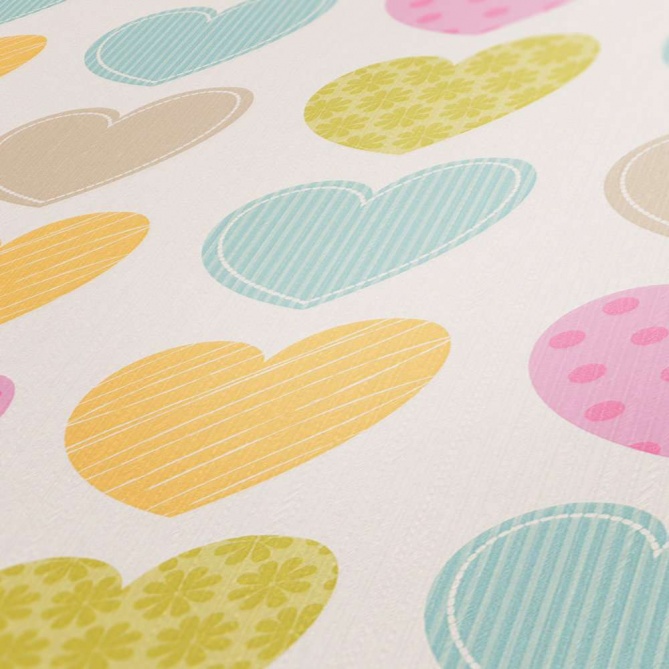 Papel Pintado Corazones - MIOYO  | MURAKE - 423366