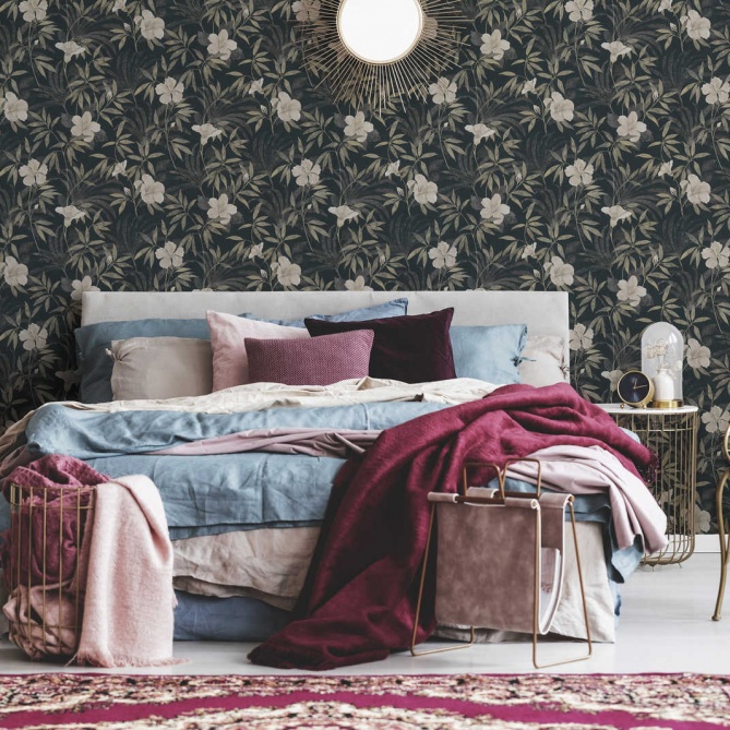 Papel Pintado Flor de Hibiscus - GRANMA 02 | MURAKE - 88682