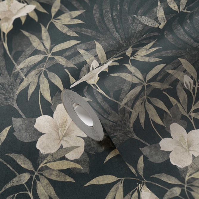 Papel Pintado Flor de Hibiscus - GRANMA 02 | MURAKE - 88682