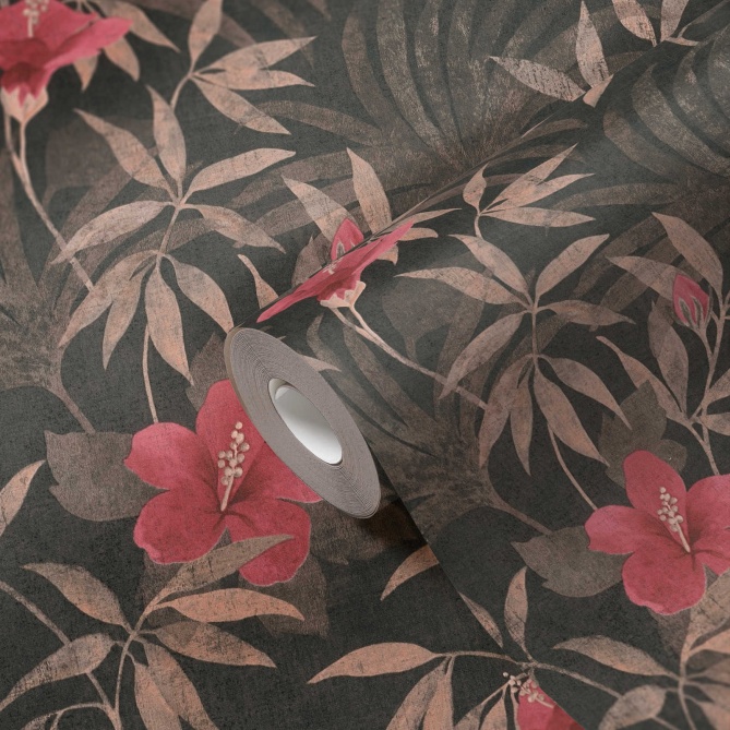 Papel Pintado Flor de Hibiscus - GRANMA 03 | MURAKE - 88683