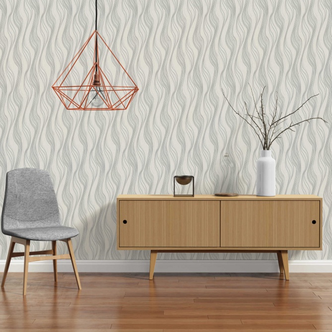 Papel Pintado Ondas - TABOR 03 | MURAKE - 90743