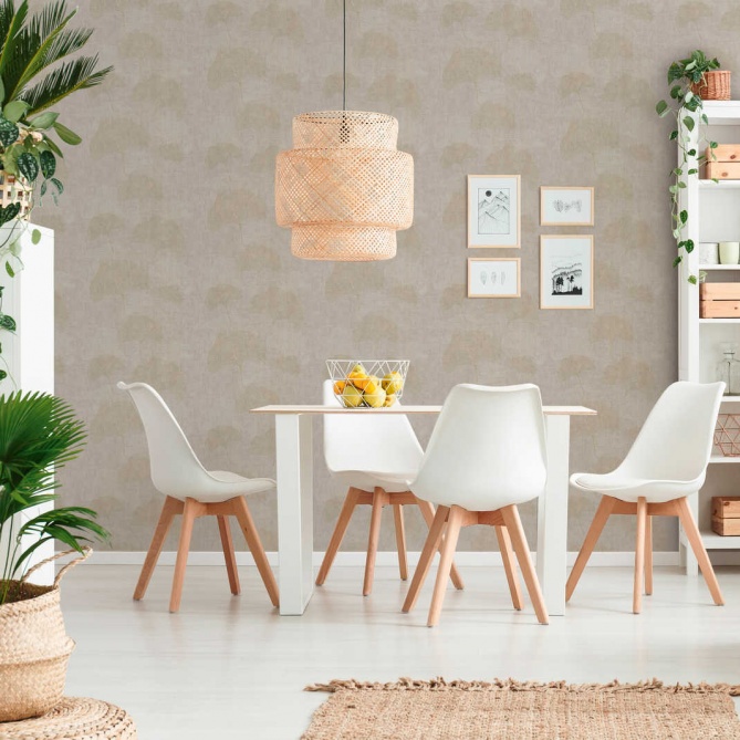 Papel Pintado Hojas de Ginkgo - BORNEO 01 | MURAKE - 562235