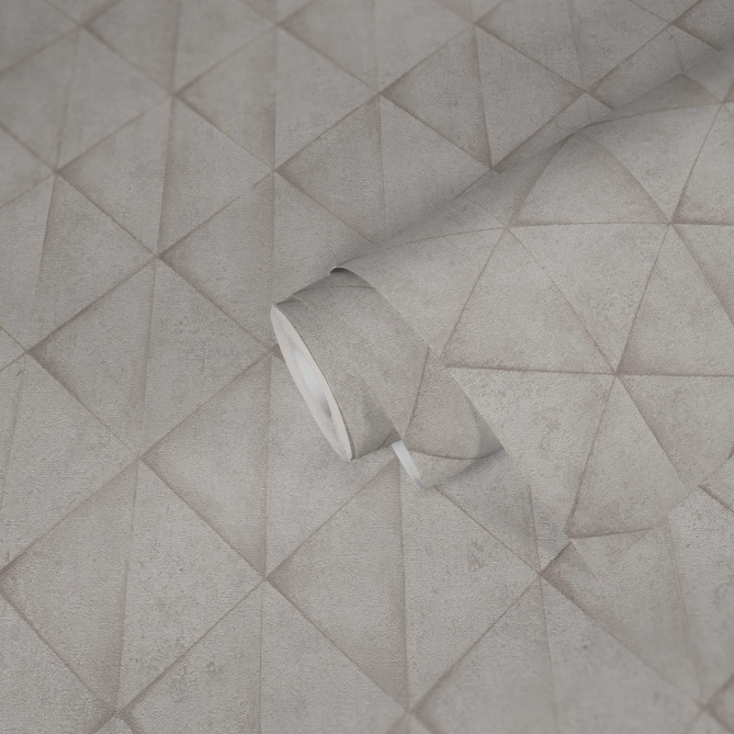 Papel Pintado Baldosas hormigón - BEJI 01 | MURAKE - 551721