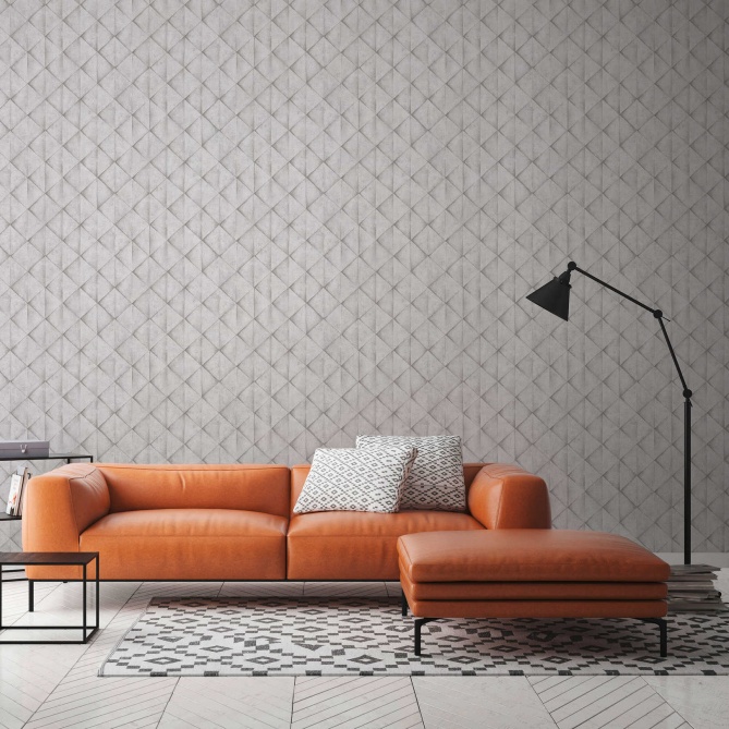 Papel Pintado Baldosas hormigón - BEJI 02 | MURAKE - 551722