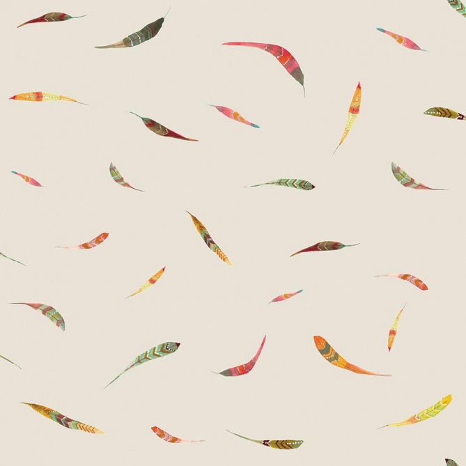 Papel Pintado Plumas - KALAMI 02 | MURAKE - 53112