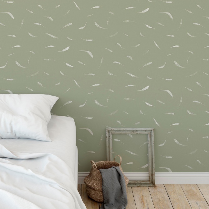 Papel Pintado Plumas - KALAMI 06 | MURAKE - 53116