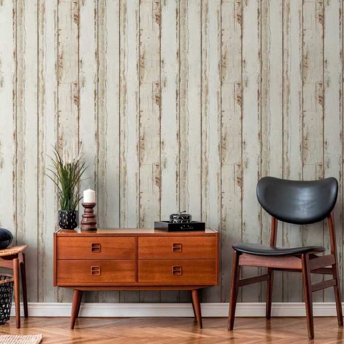 Papel Pintado Tablones Madera - GODE 01 | MURAKE - 551661