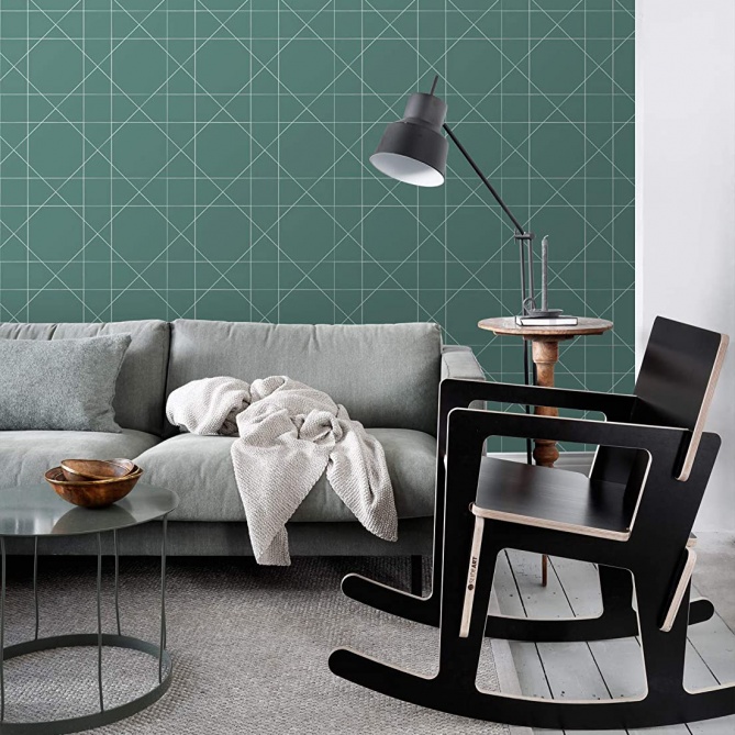 Papel Pintado Líneas gráficas - VIKJA 02 | MURAKE - 93102