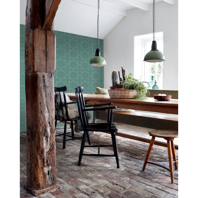 Papel Pintado Líneas gráficas - VIKJA 02 | MURAKE - 93102