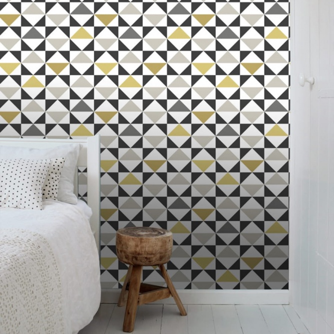 Papel Pintado Triángulos - SIRA 02 | MURAKE - 93105
