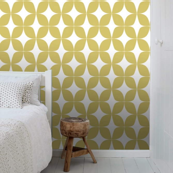 Papel Pintado Pétalos gráficos - ABJORA 01 | MURAKE - 93108