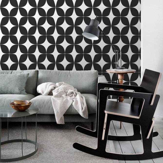 Papel Pintado Pétalos gráficos - ABJORA 04 | MURAKE - 93111