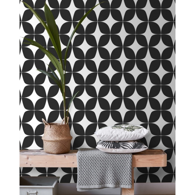 Papel Pintado Pétalos gráficos - ABJORA 04 | MURAKE - 93111