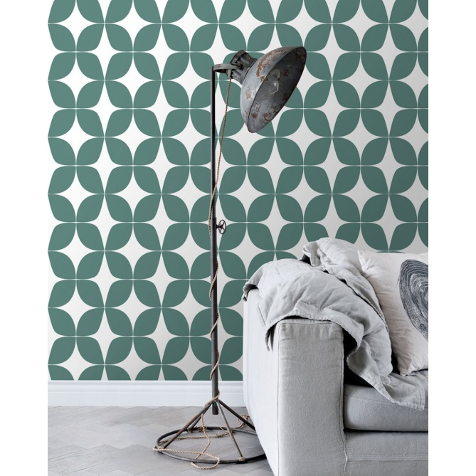 Papel Pintado Pétalos gráficos - ABJORA 02 | MURAKE - 93109