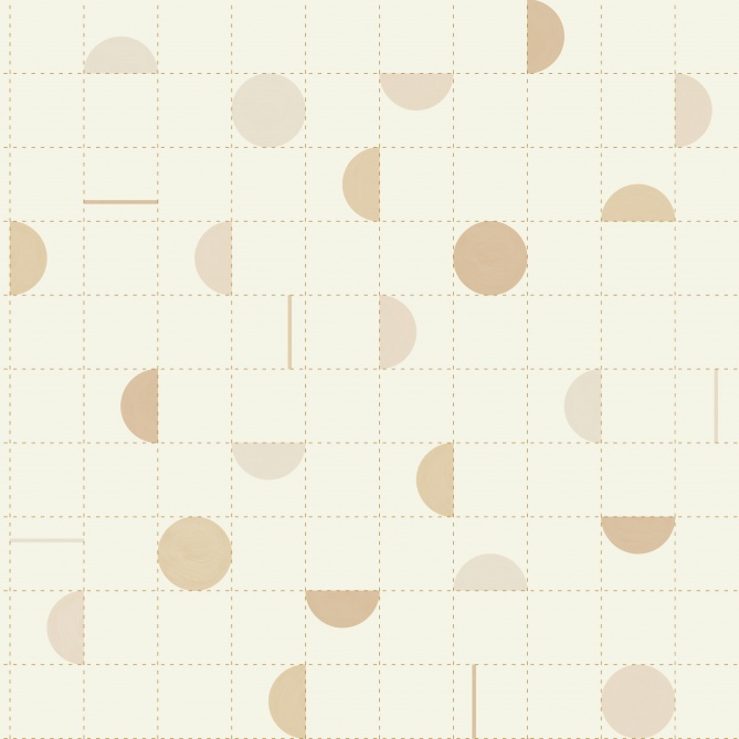 Papel Pintado Círculos y semicírculos - TRIBECA 01 | MURAKE - 110511