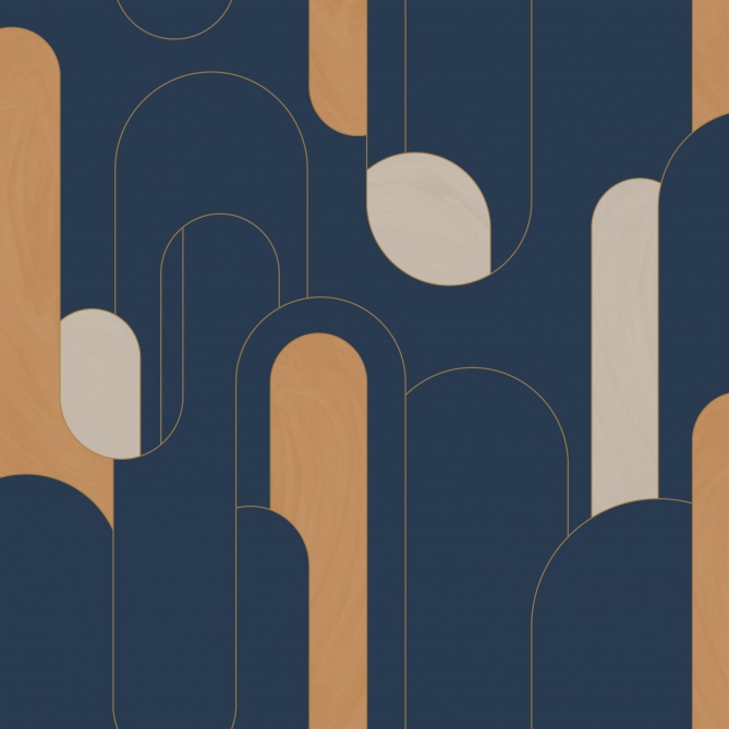 Papel Pintado Curvas - NOHO 04 | MURAKE - 110524