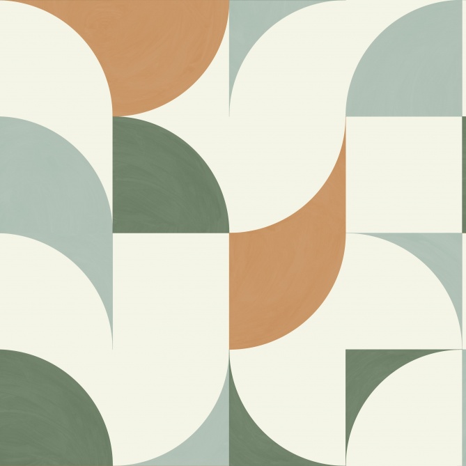 Papel Pintado Semicírculos - LAKES 05 | MURAKE - 110545