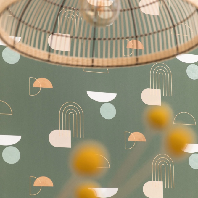 Papel Pintado Curvas abstractas - GLENVAR 05 | MURAKE - 110565