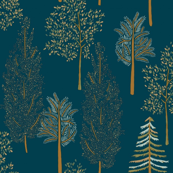 Papel Pintado Bosque de árboles - NAHELE 03 | MURAKE - 512090