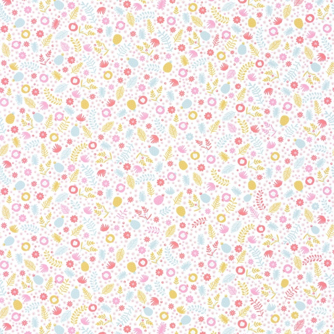 Papel Pintado Hojas pequeñas - GANYE 02 | MURAKE - 57920