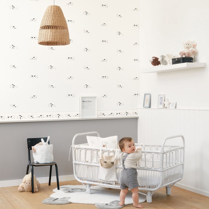 Papel Pintado Ovejas - TUMAKI  | MURAKE - 57924