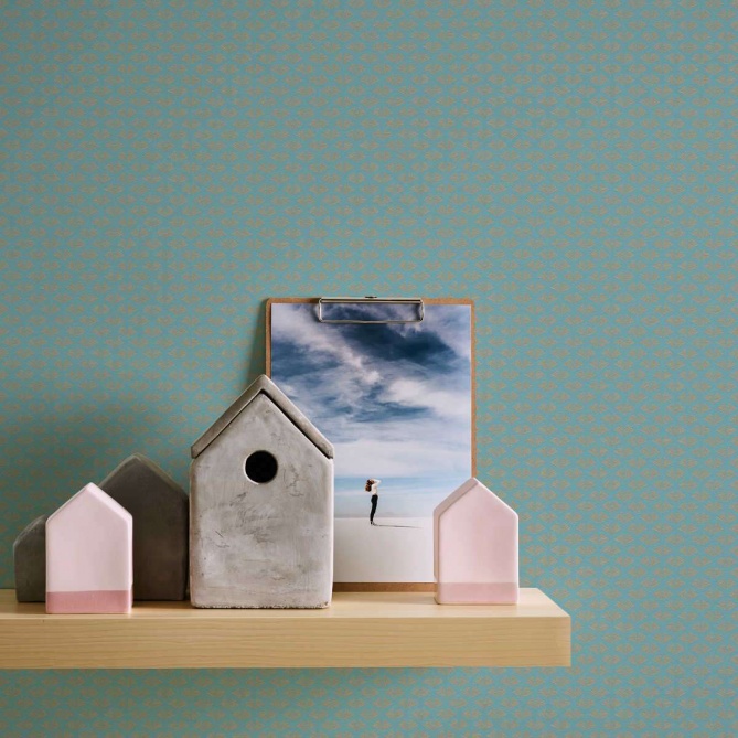 Papel Pintado Abanicos pequeños - BONGA 04 | MURAKE - 156224