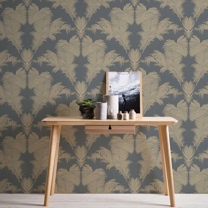 Papel Pintado Hoja de palmera - GAMBELA 03 | MURAKE - 156233