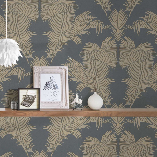 Papel Pintado Hoja de palmera - GAMBELA 03 | MURAKE - 156233