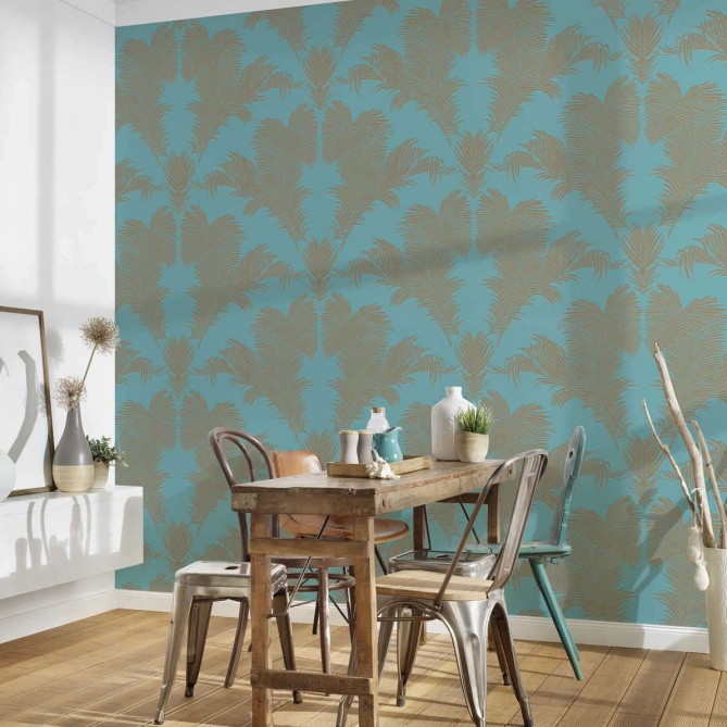 Papel Pintado Hoja de palmera - GAMBELA 04 | MURAKE - 156234