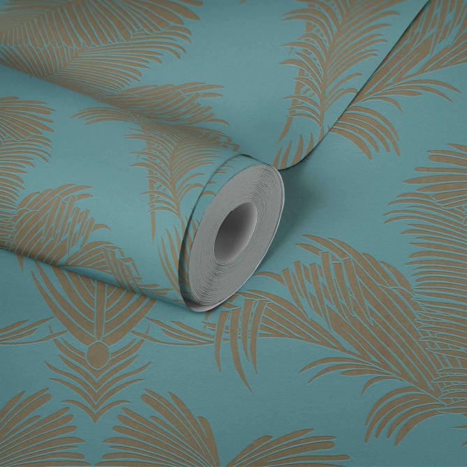 Papel Pintado Hoja de palmera - GAMBELA 04 | MURAKE - 156234